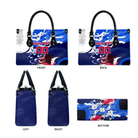 Personalized Japan Football Leather Bag Kitsune Samurai Mascot - Traditional Wave Heritage