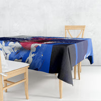Personalized Japan Football Tablecloth Kitsune Samurai Mascot - Traditional Wave Heritage
