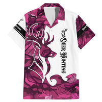 Pink Camo Customize Name Deer Hunting Family Matching Mermaid Dress and Hawaiian Shirt Tribal Buck Silhouette - Wonder Print Shop