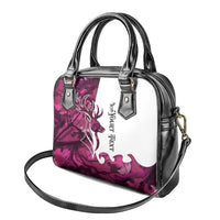 Pink Camo Customize Name Deer Hunting Shoulder Handbag Tribal Buck Silhouette - Wonder Print Shop