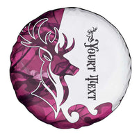 Pink Camo Customize Name Deer Hunting Spare Tire Cover Tribal Buck Silhouette - Wonder Print Shop