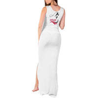 Flag Florida Fishing Tank Maxi Dress Fish Hook Rip Detail and Custom Name Red Accent Design - Wonder Print Shop