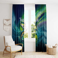 Offshore Fishing Custom Window Curtain Tuna Mahi Mahi and Wahoo in Ocean Wave Design - Wonder Print Shop
