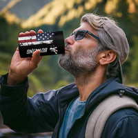 Grunge American Flag Custom Bowling 4 in 1 Can Cooler Tumbler Pins Graphic and Team Text Layout Design - Wonder Print Shop