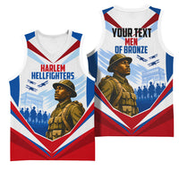 Personalized Harlem Hellfighters Basketball Jersey Vintage WWI Military History Patriotic Art