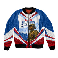 Personalized Harlem Hellfighters Bomber Jacket Vintage WWI Military History Patriotic Art