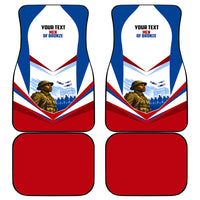 Personalized Harlem Hellfighters Car Mats Vintage WWI Military History Patriotic Art