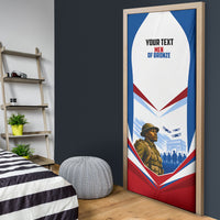 Personalized Harlem Hellfighters Door Cover Vintage WWI Military History Patriotic Art