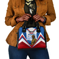 Personalized Harlem Hellfighters Shoulder Handbag Vintage WWI Military History Patriotic Art