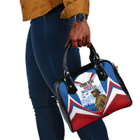 Personalized Harlem Hellfighters Shoulder Handbag Vintage WWI Military History Patriotic Art
