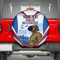 Personalized Harlem Hellfighters Spare Tire Cover Vintage WWI Military History Patriotic Art