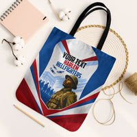 Personalized Harlem Hellfighters Tote Bag Vintage WWI Military History Patriotic Art
