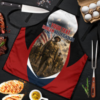 Personalized Harlem Hellfighters Apron WWI African American Soldiers Patriotic Vintage Art