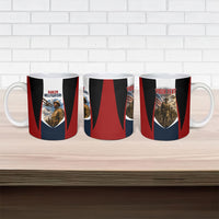 Personalized Harlem Hellfighters Ceramic Mug WWI African American Soldiers Patriotic Vintage Art
