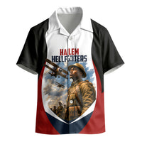 Personalized Harlem Hellfighters Kid Hawaiian Shirt WWI African American Soldiers Patriotic Vintage Art