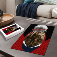 Personalized Harlem Hellfighters Puzzle WWI African American Soldiers Patriotic Vintage Art