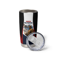 Personalized Harlem Hellfighters Tumbler Cup WWI African American Soldiers Patriotic Vintage Art