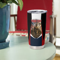 Personalized Harlem Hellfighters Tumbler Cup WWI African American Soldiers Patriotic Vintage Art
