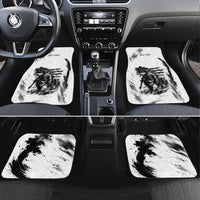 Personalized Harlem Hellfighters Car Mats WWI African American Soldiers Monochrome Grunge Sketch Art