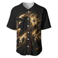 Harlem Hellfighters WWI Soldier Baseball Jersey Vintage Military Jazz Band Artwork