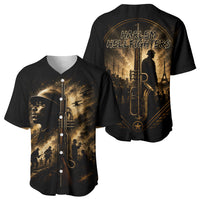 Harlem Hellfighters WWI Soldier Baseball Jersey Vintage Military Jazz Band Artwork