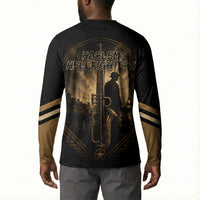 Harlem Hellfighters WWI Soldier Button Sweatshirt Vintage Military Jazz Band Artwork