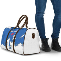 Faroe Islands Travel Bag with Viking Ship and Map Silhouette - Wonder Print Shop