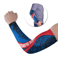 Faroe Islands Arm Sleeves with Viking Warrior and Longship Design - Wonder Print Shop