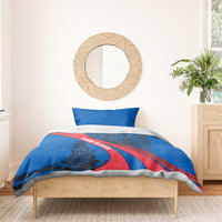 Faroe Islands Bedding Set with Viking Warrior and Longship Design - Wonder Print Shop