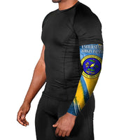 United States Virgin Islands Arm Sleeves with Blue Yellow Eagle Design and Government Seal - Wonder Print Shop