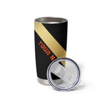 Flaming Dartboard Darts Tumbler Cup Personalized Bold Geometric Patterns - Wonder Print Shop