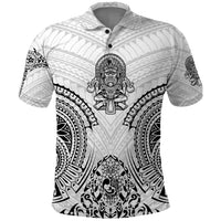 Hawaii Polynesian Polo Shirt Warrior symbol - Wonder Print Shop