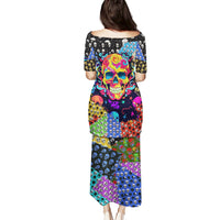 Skull Pattern Puletasi Colorful Skull Pattern Mix - Wonder Print Shop
