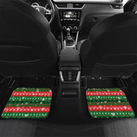 Sudan Christmas Car Mats with Green Red Xmas Camel Snowflake and Coat of Arms - Wonder Print Shop