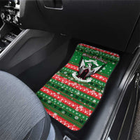 Sudan Christmas Car Mats with Green Red Xmas Camel Snowflake and Coat of Arms - Wonder Print Shop