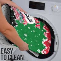 Sudan Christmas Bathroom Set with Red Green Black Xmas Santa Sleigh and Map - Wonder Print Shop