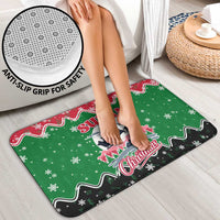 Sudan Christmas Bathroom Set with Red Green Black Xmas Santa Sleigh and Map - Wonder Print Shop