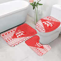 Georgia Christmas Bathroom Set with Bear Mountains Forest Pattern and Traditional Georgian Design - Wonder Print Shop