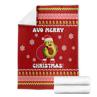 Avo Merry Christmas Blanket Xmas Holiday Patterns - Wonder Print Shop