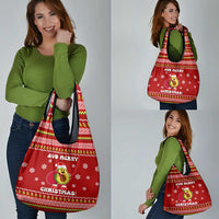 Avo Merry Christmas Grocery Bag Xmas Holiday Patterns - Wonder Print Shop