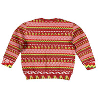 Avo Merry Christmas Kid Ugly Christmas Sweater Xmas Holiday Patterns - Wonder Print Shop
