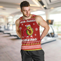 Avo Merry Christmas Men Tank Top Xmas Holiday Patterns - Wonder Print Shop