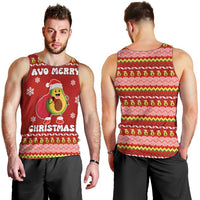 Avo Merry Christmas Men Tank Top Xmas Holiday Patterns - Wonder Print Shop