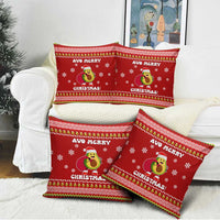 Avo Merry Christmas Pillow Cover Xmas Holiday Patterns - Wonder Print Shop