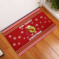 Avo Merry Christmas Rubber Doormat Xmas Holiday Patterns - Wonder Print Shop