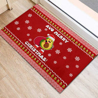 Avo Merry Christmas Rubber Doormat Xmas Holiday Patterns - Wonder Print Shop