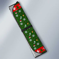 Awesome Firefighter Christmas Auto Sun Shade Xmas Holiday Patterns - Wonder Print Shop