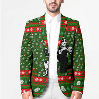 Awesome Firefighter Christmas Blazer Xmas Holiday Patterns - Wonder Print Shop