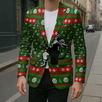 Awesome Firefighter Christmas Blazer Xmas Holiday Patterns - Wonder Print Shop