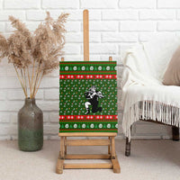 Awesome Firefighter Christmas Canvas Wall Art Xmas Holiday Patterns - Wonder Print Shop
